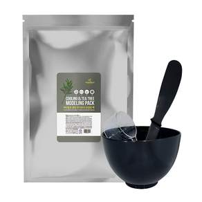 VITAHALO 清涼茶樹軟膜粉 1kg+軟膜製作用具組, 1組, 1組