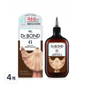 eZn Dr.Bond Rx Plex 6號安瓶護髮素, 350ml, 4個