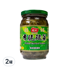 龍宏 香脆酸菜, 420g, 2罐