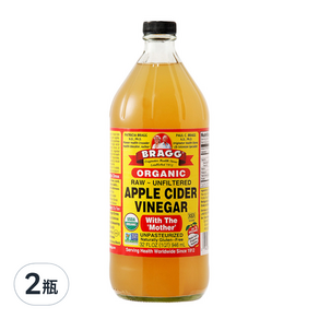 統一生機 Bragg有機蘋果醋, 946ml, 2瓶
