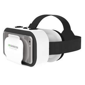 VR SHINECON 千幻魔鏡5代vr虛擬實境眼鏡, 白色的