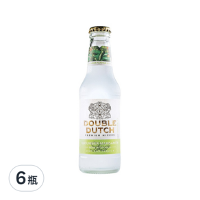 DOUBLE DUTCH 荷蘭女神 瑪格麗特氣泡水, 辣黃瓜風味, 200ml, 6瓶