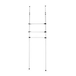 ikloo 宜酷屋 頂天立地雙桿多功能收納衣架, 3.37kg, 1個