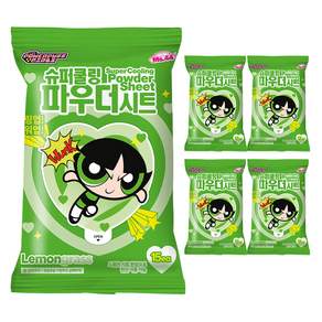 Miss Sasa Super Cooling Powder Sheet 除臭香茅, 87g, 5入