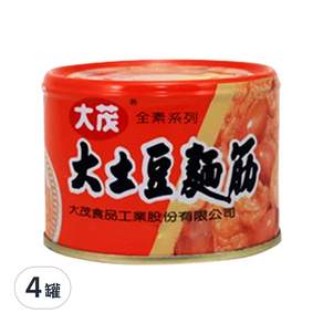 大茂 大土豆麵筋, 170g, 4罐