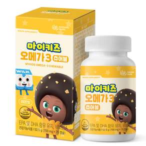 DAESANG 大象 孩童Omega-3咀嚼錠, 1罐, 52.5g