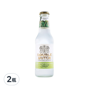 DOUBLE DUTCH 瑪格麗特氣泡水, 辣黃瓜風味, 200ml, 2瓶