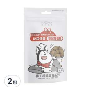 nu4PET 陪心寵糧 泌尿道保養雞肉餅, 蔓越莓蕎麥, 50g, 2包