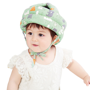 嬰兒護頭帽, 貓頭鷹款 綠色, 1個