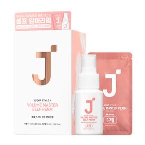 J'SOOP Style J Volume Master Self Bangs Perm 1st 10ml x 5p + 2nd 50ml Set, 100ml, 1組