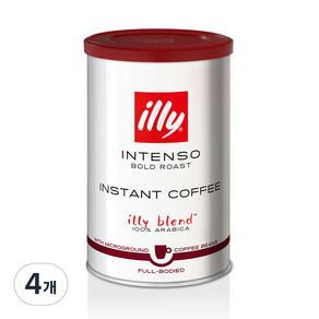 illy 意利咖啡 即溶咖啡Intenso, 1罐, 4罐, 95g