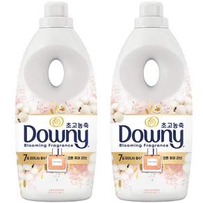 Downy 超高濃縮衣物柔軟精 Cotten Pure Love, 純淨棉花香, 1L, 2瓶