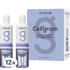 恢復抗衰老安瓶中的 Seligram 頭皮, 12個, 10ml