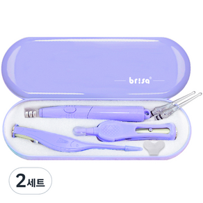 brisa LED掏耳用具 紫色 3件組