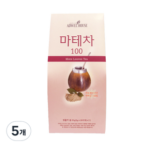 ADWEL HOUSE 瑪黛茶包100, 1g, 60包, 5盒