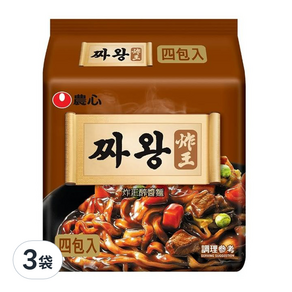 NONGSHIM 農心 炸王醡醬麵, 134g, 4包, 3袋