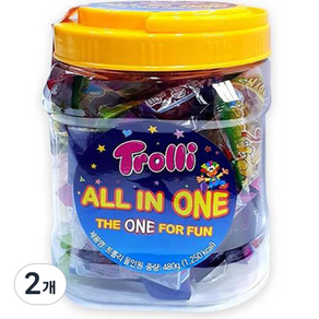 Trolli All In One綜合口味軟糖, 2桶, 480g