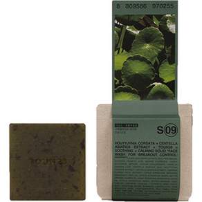 TOUN28 魚腥草+積雪草萃取舒緩鎮靜洗面香皂 S9, 100g, 1個