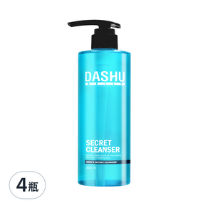 DASHU Vitaflex 日常清爽男士清潔劑, 300ml, 4瓶