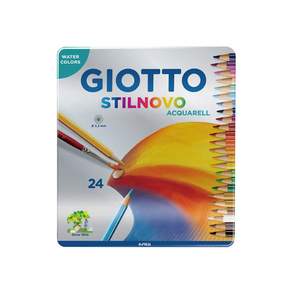 GIOTTO 水溶性彩色鉛筆, 24色, 1盒