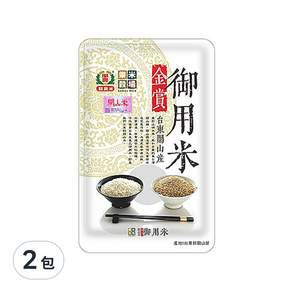 樂米穀場 台東關山金賞御用米, 1.5kg, 2包