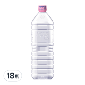 LOTTE 樂天 Chilsung Cider ICIS 8.0 無標籤礦泉水, 1.5L, 18瓶