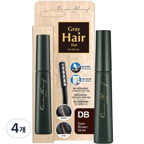 Dongsung 東星 Omar Sharif頭髮染色睫毛膏 15ml, Dark Brown, 4支