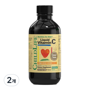 CHILDLIFE 維他命C滴劑, 2瓶, 118ml