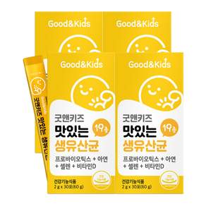 Good&Kids 美味的生乳酸菌, 4個, 60g