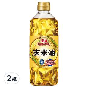 泰山 玄米油, 600ml, 2瓶