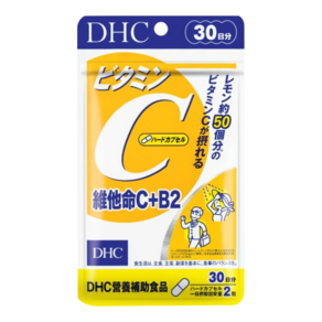 DHC 台灣公司貨 維他命C+B2 30日份, 60顆, 1包