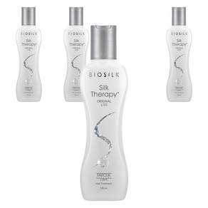 BIOSILK Silk Therapy 絲洛比 輕盈護髮精華, 130ml, 4瓶