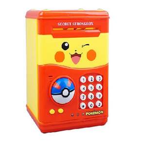 PoKeMoN 寶可夢 自動保險箱玩具, 紅色