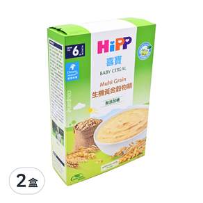 HiPP 喜寶 寶寶綜合黃金穀物精 6個月以上, 200g, 2盒