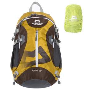 MOUNTAIN EQUIPMENT 後背包 25L+防雨罩, 芥末黃色、紅色、黑色、紫色