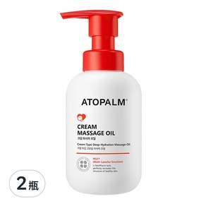 ATOPALM 愛多康 舒敏全效修護霜狀按摩油, 200ml, 2瓶