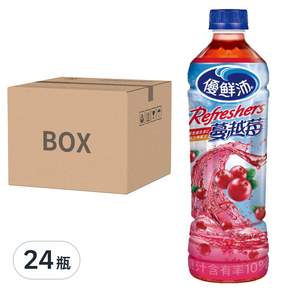 Ocean Spray 優鮮沛 蔓越莓綜合果汁, 500ml, 24瓶