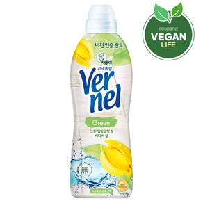 Vernel Green高濃縮衣物柔軟精 依蘭與香根草 原裝, 900ml, 1個