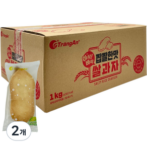 TrangAn 米餅 鹹脆口味, 2個, 1kg