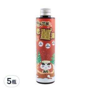 DAWOKO 木酢達人 暖心老薑湯 玫瑰天竺葵, 200g, 5瓶