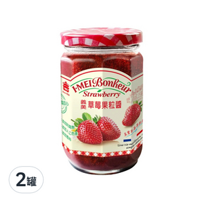 義美 草莓果粒醬, 300g, 2罐