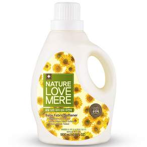 NATURE LOVE MERE 然自母愛 嬰幼兒衣物柔軟精 菊花香, 1800ml, 1罐