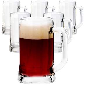 BABOSARANG Ocean Glass 玻璃啤酒杯, 6個