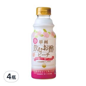 Ebara 荏原 甲州桃子醋濃縮款 310ml, 4瓶