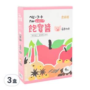 農純鄉 飽寶醬 蘋果肉燥 4包入, 480g, 3盒