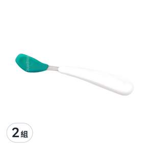 OXO tot 矽膠湯匙組 2支, 靚藍綠, 2組