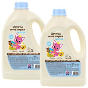 Babience Pinkfong Baby洗衣精 大容量, 3L, 2個