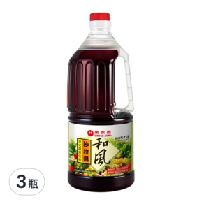 萬家香 和風沙拉醬, 1.5L, 3瓶