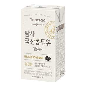 Tamsaa 黑豆奶, 190ml, 24入