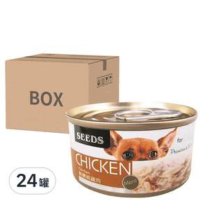 惜時 成犬 CHICKEN愛狗天然食罐頭, 鮮嫩純雞肉, 70g, 24罐